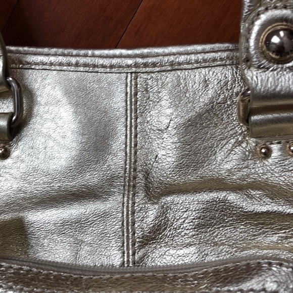 The SAK gold leather bag - Picture 6 of 7